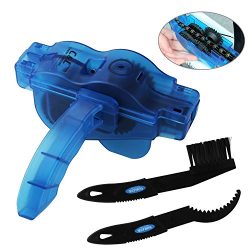Bike Chain Cleaner, KKtick Bike Chain Cleaning Tool With Rotating Brushes Bicycle Maintenance Cl ...