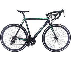 Road Bike Aluminum Commuter Bike Shimano 21 Speed 700c x 25c Racing Bicyle Sport Life Black 58cm