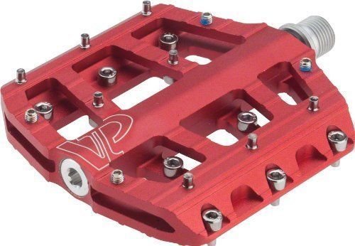 VP Components Vice Downhill or Freeride Pedals (Pack of 2) (9/16-Inch, Red)