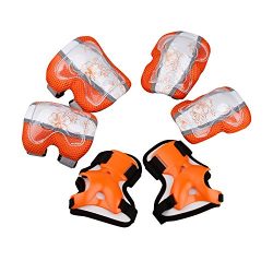 KUKOME Child / Kid Sports Protective Gear Safety Pad Safeguard Knee Elbow Wrist Support Pad Set  ...