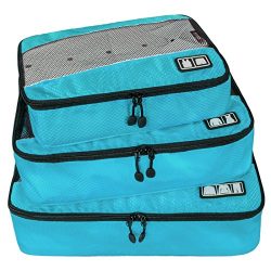 BAGSMART Travel Packing Cube (Small-Large 3 Piece) for Carry-on Travel Accessories, Suitcase and ...