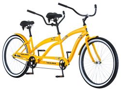 Kulana Lua Single Speed Tandem 26” wheel, Yellow, 17″/Medium frame size