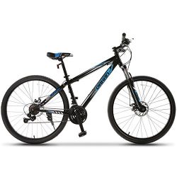 ORKAN 27.5″ Men’s Mountain Bike 21 Speed Bicycle Shimano Hybrid Black & Blue