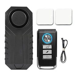 Wsdcam 113dB Wireless Anti-Theft Vibration Motorcycle Bicycle Alarm Waterproof Security Cycling  ...