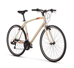 Raleigh Cadent 1 Urban Fitness Bike, 17″ /MD Frame, Tan, 17″ / Medium