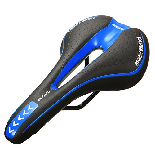 OUTERDO Bike Saddle Mountain Bike Seat Breathable Comfortable Bicycle Seat with Central Relief Z ...
