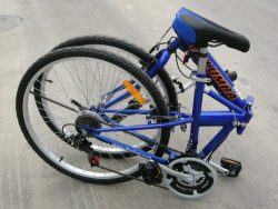 Columba 26″ Folding Bike w. Shimano 18 Speed Blue (SP26S_BLU)