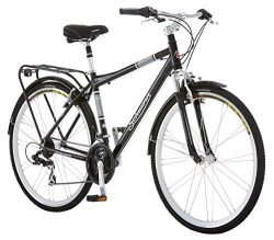 Schwinn Discover Men’s Hybrid Bike (700C Wheels),Black