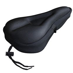 Zacro Gel Bike Seat – Extra Soft Gel Bicycle Seat – Bike Saddle Cushion with Water&a ...