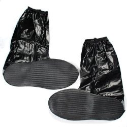 US 12-13 / Euro 46-47 Motorcycle Street Bike Black Waterproof Footwear Gear Rain Boot Shoe Cover ...