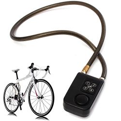 Hanperal Electronic Anti-Theft Lock Code Controlled Alarm Security Safe Chain For Bicycle