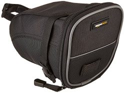 AmazonBasics Strap-On Wedge Saddle Bag for Cycling – Large