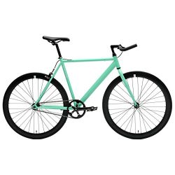 Critical Cycles Classic Fixed-Gear Single-Speed Bike with Pursuit Bullhorn Bars, 43cm/X-Small, C ...