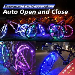 Bodyguard Bike Wheel Lights – Auto Open and Close – Ultra Bright LED – Bike Wh ...