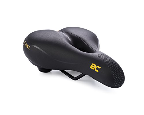 City Comfort Saddle by BC Bicycle Company – Mid Width Comfort Seat for Hybrid and Mountain bikes