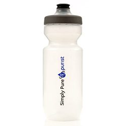 Simply Pure – Purist 22 oz Water Bottle by Specialized Bikes (Watergate Cap, Clear)