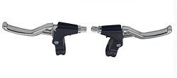 BicycleStore 1 Pair Universal Full Aluminum Alloy Bicycle Brake Handle Mountain Road Bike Brake  ...