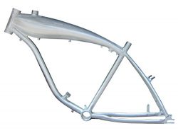 BBR Tuning 26 Inch Motorized Bicycle Frame w/ 2.4L Built In Gas Tank- Brushed Aluminum