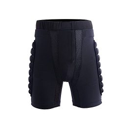 Ohmotor 3D Padded Protective Shorts Hip Butt EVA Pad Short Pants Heavy Duty Protective Gear Guar ...