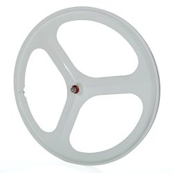 SOLOMONE CAVALLI SC Fixed Gear 700c Tri Spoke Rim Front Rear Single Speed Fixie Bicycle Wheel Set