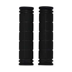 Binmer(TM) Bicycle Handlebar Grips Fixie Fixed Gear Bike Rubber 8 Colors (Black)