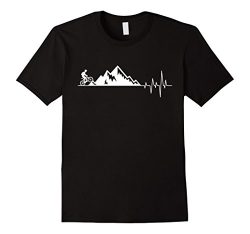 funny t-shirt for Mountain Bike Heartbeat for MTB Bikers