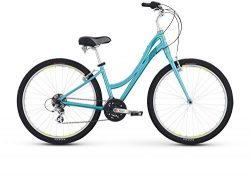 Raleigh Bikes Women’s Circa 2 Step Thru Comfort Bike, 13″/X-Small, Teal