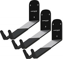 3 x Venzo Bike Bicycle Cycling Pedal Wall Mount Storage Hanger Stand