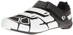 Pearl iZUMi Men’s Select RD IV Cycling-Footwear, White/Black, 50.0 EU/14.7 M US