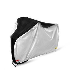 Ohuhu Bike Cover, 300D Oxford Fabric Waterproof Bicycle Cover for Mountain Bike, Road Bike, Lock ...