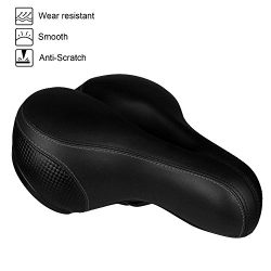 LYCAON Bicycle Bike Saddle Seat, Super-Soft & Extra-Thick, Bicycle Pad Cushion for MTB BMX C ...