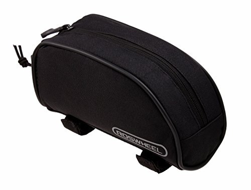 Roswheel 12654 Bike Bicycle Frame Top Tube Pannier Cycling Tool Pouch Bicycle Accessories Bag- Black