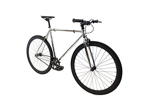 Golden Cycles Single Speed Fixed Gear Bike with Front & Rear Brakes