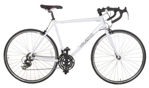Vilano Aluminum Road Bike 21 Speed Shimano, White, 50cm Small