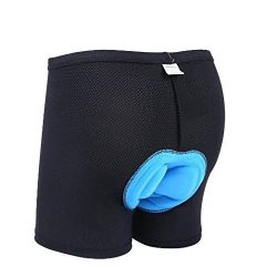 Ohuhu Men’s 3D Padded Bicycle Cycling Underwear Shorts 2XL black