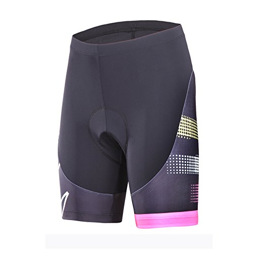 (Limited time )Beroy Cycling Women’s Short, Bike Shorts with 3D Gel Padded,Pink,Large