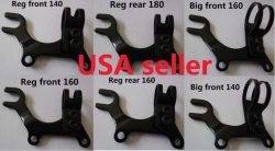 Bike Disc brake bracket frame adaptor bicycle REG / BIG / XL 3 sizes for 140mm /160mm /180mm dis ...