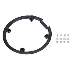 Chain Guard Protector, Black Plastic Chain Wheel Crankset Cover for Mountain Bike