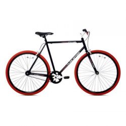 Kent Thruster 700C Men’s Fixie Bike, Black/Red