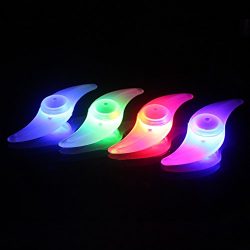 ShineMe 4pcs Bike Wheel Lights Waterproof Spoke Bicycle Lights Wire Tyre LED Neon Light Lamp Bul ...