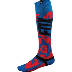 Fox Racing Coolmax Marz Thin Men’s Dirt Bike Motorcycle Socks – Blue/Red / Medium