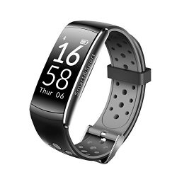 Heart Rate Fitness Tracker Watch, LNGOOR Activity Tracker, IP68 Waterproof Step Calorie Counter  ...