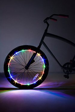 Brightz, Ltd. Wheel Brightz LED Bicycle Accessory Light (for 1 Wheel), Multicolor