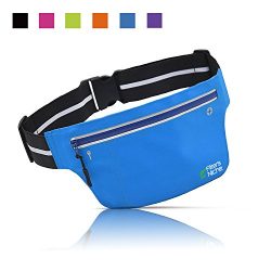 Fitters Niche UltraSlim Running Belt Fitness Outdoor Sports Waist Fanny Packs, Water Resistant R ...