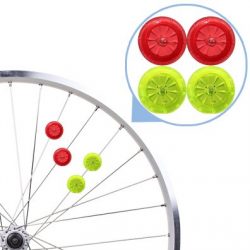 7TECH Bright Led Bike Wheel Light LED Mini Spoke Lights – 4 Pack