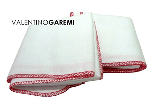 2 Shining Polishing Buffing Cleaning Cloth Rag Genuine Cotton by Valentino Garemi