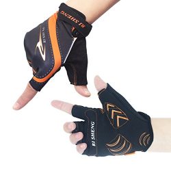 Cycling Gloves Men’s Women’s Mountain Bike Gloves Half Finger Bicycle Riding Gloves  ...