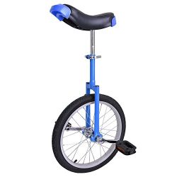 Aw Blue 18″ Wheel Unicycle Leakproof Butyl Tire Wheel Cycling Outdoor Sport