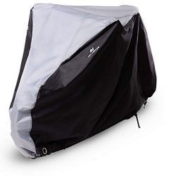 Art-Venture Bike Cover Waterproof Outdoor Bicycle Cover Heavy Duty 210T Ripstop Fabric Anti-UV P ...