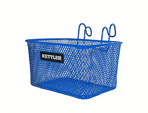 Kettler Handlebar Bike Basket Accessory, Front Mounted Handlebar Wire Storage Basket, Fits All K ...
